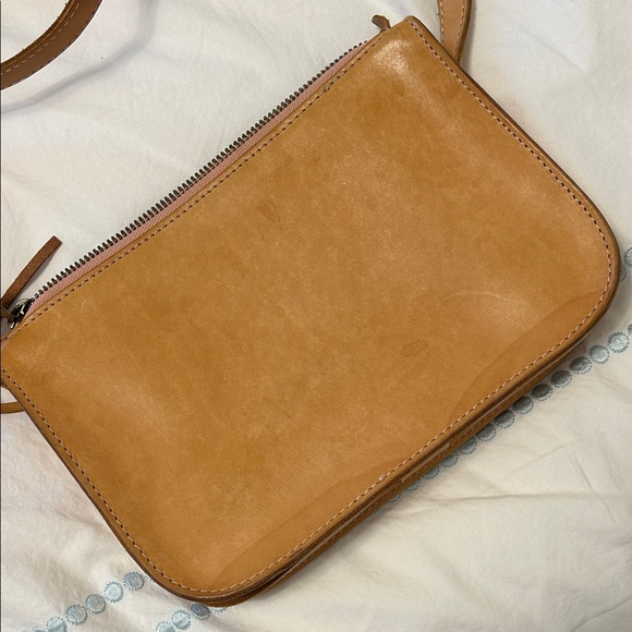Madewell Tan Leather Crossbody Camera Bag - Picture 3 of 5